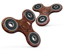 Blushed Red Absorbed Watercolor Texture Full-Body Fidget Spinner Skin-Kit