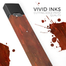 Blushed Red Absorbed Watercolor Texture - Premium Decal Protective Skin-Wrap Sticker compatible with the Juul Labs vaping device