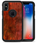 Blushed Red Absorbed Watercolor Texture - iPhone X OtterBox Case & Skin Kits