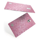Blushed Rose with Flowers Pattern - Premium Protective Decal Skin-Kit for the Apple Credit Card