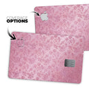 Blushed Rose with Flowers Pattern - Premium Protective Decal Skin-Kit for the Apple Credit Card