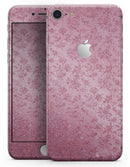Blushed Rose with Flowers Pattern - Skin-kit for the iPhone 8 or 8 Plus