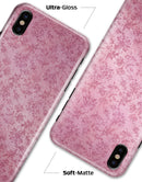 Blushed Rose with Flowers Pattern - iPhone X Clipit Case