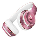 Blushed Rose with Glitter Polkadots Full-Body Skin Kit for the Beats by Dre Solo 3 Wireless Headphones