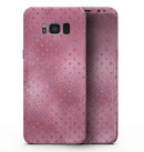 Blushed Rose with Glitter Polkadots - Samsung Galaxy S8 Full-Body Skin Kit