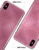 Blushed Rose with Glitter Polkadots - iPhone X Clipit Case