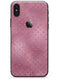 Blushed Rose with Glitter Polkadots - iPhone X Skin-Kit