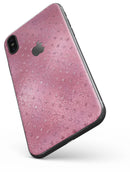 Blushed Rose with Glitter Polkadots - iPhone X Skin-Kit
