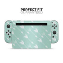 Bohemian Arrows on Mint // Skin Decal Wrap Kit for Nintendo Switch Console & Dock, Joy-Cons, Pro Controller, Lite, 3DS XL, 2DS XL, DSi, or Wii - Vinyl Skin Wrap for Nintendo Switch 2, OLED, Lite, Pro Controller, Wii & Classic Handhelds