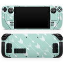 Bohemian Arrows on Mint // Full Body Skin Decal Wrap Kit for the Steam Deck handheld gaming computer