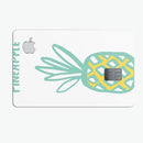 Bold Mint Pineapple - Premium Protective Decal Skin-Kit for the Apple Credit Card
