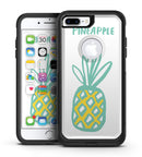 Bold Mint Pineapple - iPhone 7 or 7 Plus Commuter Case Skin Kit