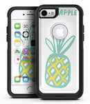 Bold Mint Pineapple - iPhone 7 or 7 Plus Commuter Case Skin Kit