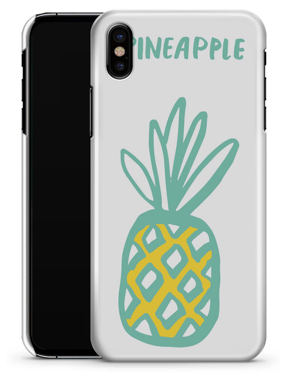 Bold Mint Pineapple - iPhone X Clipit Case