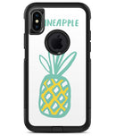 Bold Mint Pineapple - iPhone X OtterBox Case & Skin Kits