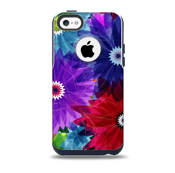 Boldly Colored Flowers Skin for the iPhone 5c OtterBox Commuter Case