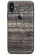 Bolted Horizontal Woodgrain - iPhone X Skin-Kit