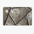 Bolted Steal Plates V2 - Premium Protective Decal Skin-Kit for the Apple Credit Card