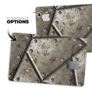 Bolted Steal Plates V2 - Premium Protective Decal Skin-Kit for the Apple Credit Card