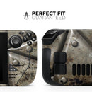 Bolted Steal Plates V2 // Full Body Skin Decal Wrap Kit for the Steam Deck handheld gaming computer