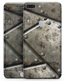 Bolted Steal Plates V2 - Skin-kit for the iPhone 8 or 8 Plus
