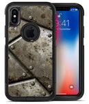 Bolted Steal Plates V2 - iPhone X OtterBox Case & Skin Kits