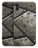 Bolted Steal Plates V2 - iPhone X Skin-Kit