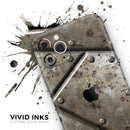 Bolted Steal Plates V2  - Protective Skin Wrap & Decal – Compatible with iPhone SE to iPhone 17 Pro Max (All Models)