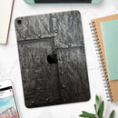 Bolted Steel Plates - Full Body Skin Decal for the Apple iPad Pro 12.9", 11", 10.5", 9.7", Air or Mini (All Models Available)