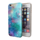 Bright Absorbed Watercolor Texture iPhone 6/6s or 6/6s Plus 2-Piece Hybrid INK-Fuzed Case