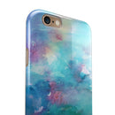 Bright Absorbed Watercolor Texture iPhone 6/6s or 6/6s Plus 2-Piece Hybrid INK-Fuzed Case