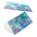 Bright Absorbed Watercolor Texture - Premium Protective Decal Skin-Kit for the Apple Credit Card