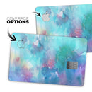 Bright Absorbed Watercolor Texture - Premium Protective Decal Skin-Kit for the Apple Credit Card
