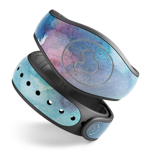 Bright Absorbed Watercolor Texture - Decal Skin Wrap Kit for the Disney Magic Band