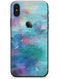 Bright Absorbed Watercolor Texture - iPhone X Skin-Kit