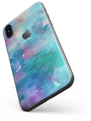 Bright Absorbed Watercolor Texture - iPhone X Skin-Kit