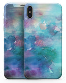 Bright Absorbed Watercolor Texture - iPhone X Skin-Kit