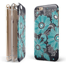 Bright_Blue_Accented_Flower_Illustration_-_iPhone_6s_-_Gold_-_Clear_Rubber_-_Hybrid_Case_-_Shopify_-_V10.jpg