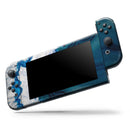 Bright Blue Agate Slice // Skin Decal Wrap Kit for Nintendo Switch Console & Dock, Joy-Cons, Pro Controller, Lite, 3DS XL, 2DS XL, DSi, or Wii - Vinyl Skin Wrap for Nintendo Switch 2, OLED, Lite, Pro Controller, Wii & Classic Handhelds