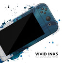 Bright Blue Agate Slice // Skin Decal Wrap Kit for Nintendo Switch Console & Dock, Joy-Cons, Pro Controller, Lite, 3DS XL, 2DS XL, DSi, or Wii - Vinyl Skin Wrap for Nintendo Switch 2, OLED, Lite, Pro Controller, Wii & Classic Handhelds