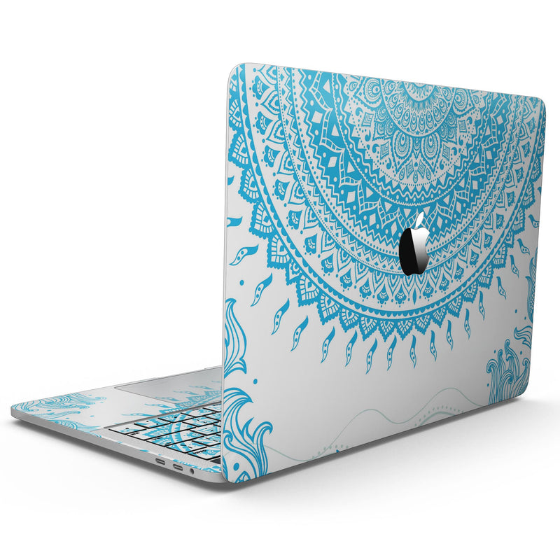 MacBook Pro with Touch Bar Skin Kit - Bright_Blue_Circle_Mandala_v3-MacBook_13_Touch_V9.jpg?