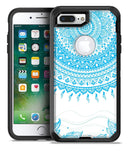 Bright Blue Circle Mandala v3 - iPhone 7 Plus/8 Plus OtterBox Case & Skin Kits