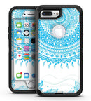Bright Blue Circle Mandala v3 - iPhone 7 Plus/8 Plus OtterBox Case & Skin Kits