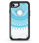 Bright Blue Circle Mandala v3 - iPhone 7 or 8 OtterBox Case & Skin Kits