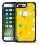 Bright Blue Flowers and Egg Pattern - iPhone 7 Plus/8 Plus OtterBox Case & Skin Kits