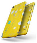 Bright Blue Flowers and Egg Pattern - Skin-kit for the iPhone 8 or 8 Plus