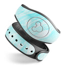 Bright Blue Textured Marble - Decal Skin Wrap Kit for the Disney Magic Band