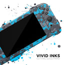 Bright Blue and Gray Digital Camouflage // Skin Decal Wrap Kit for Nintendo Switch Console & Dock, Joy-Cons, Pro Controller, Lite, 3DS XL, 2DS XL, DSi, or Wii - Vinyl Skin Wrap for Nintendo Switch 2, OLED, Lite, Pro Controller, Wii & Classic Handhelds