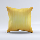 Bright Brushed Gold Surface ink-Fuzed Decorative Throw Pillow