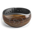 Bright Ebony Woodgrain - Decal Skin Wrap Kit for the Disney Magic Band